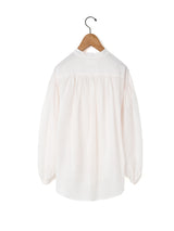 enrica | 福井染め シルクギャザーブラウス BLOUSE 148-23