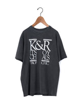 KURO | 17/-ROUND SHAPE DYED TEE "K&R-Kitsch&Royals" 964274