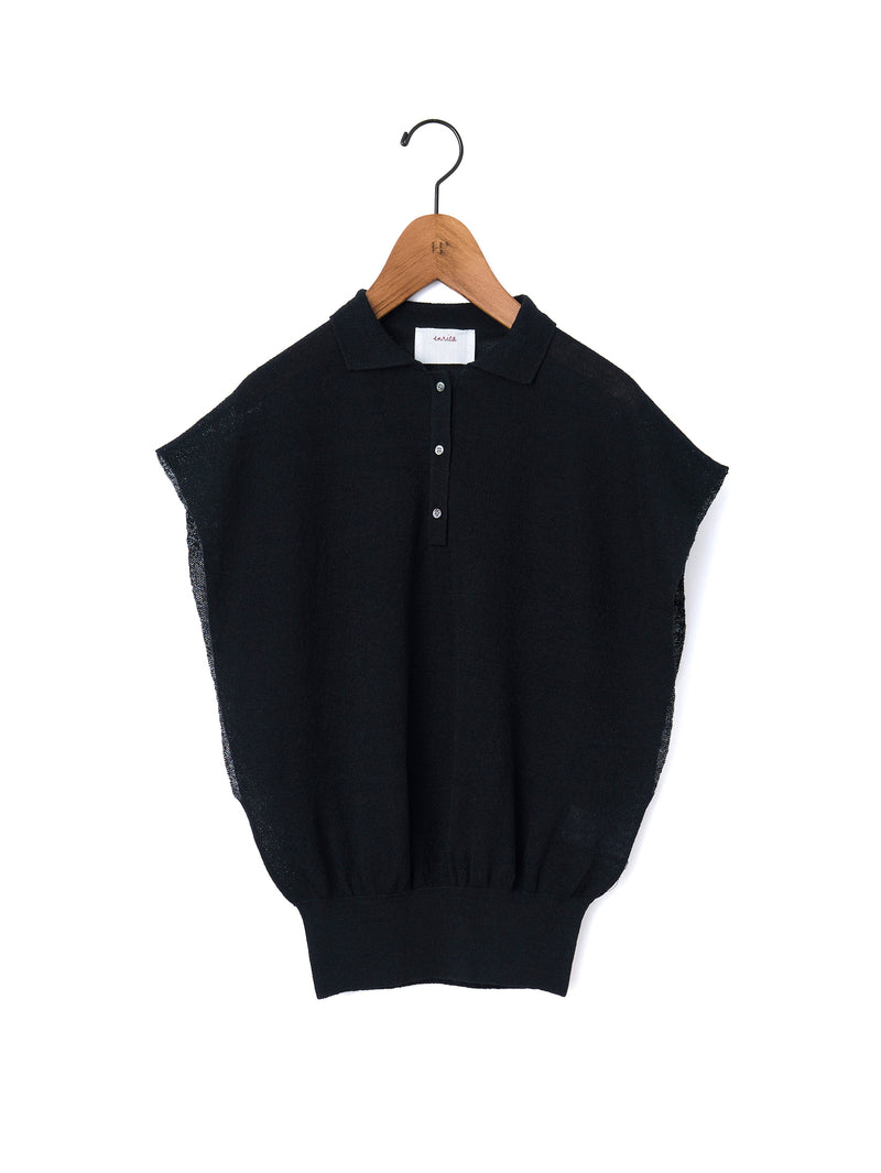 enrica | 襟付きスリーブレストップス KNIT 267 – H+HELIOTROPE