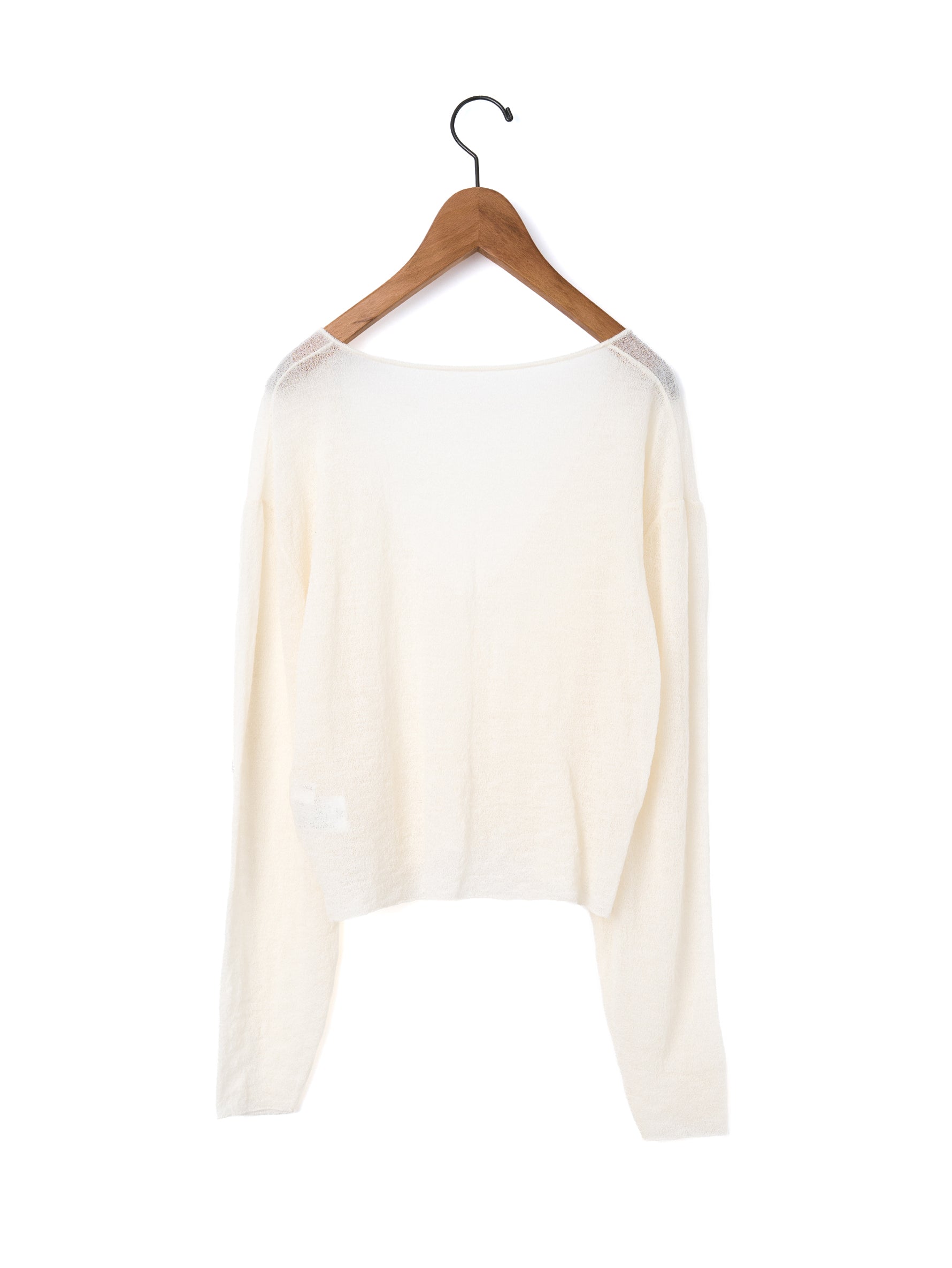 enrica | 細番手ウール VネックプルオーバーKNIT 269