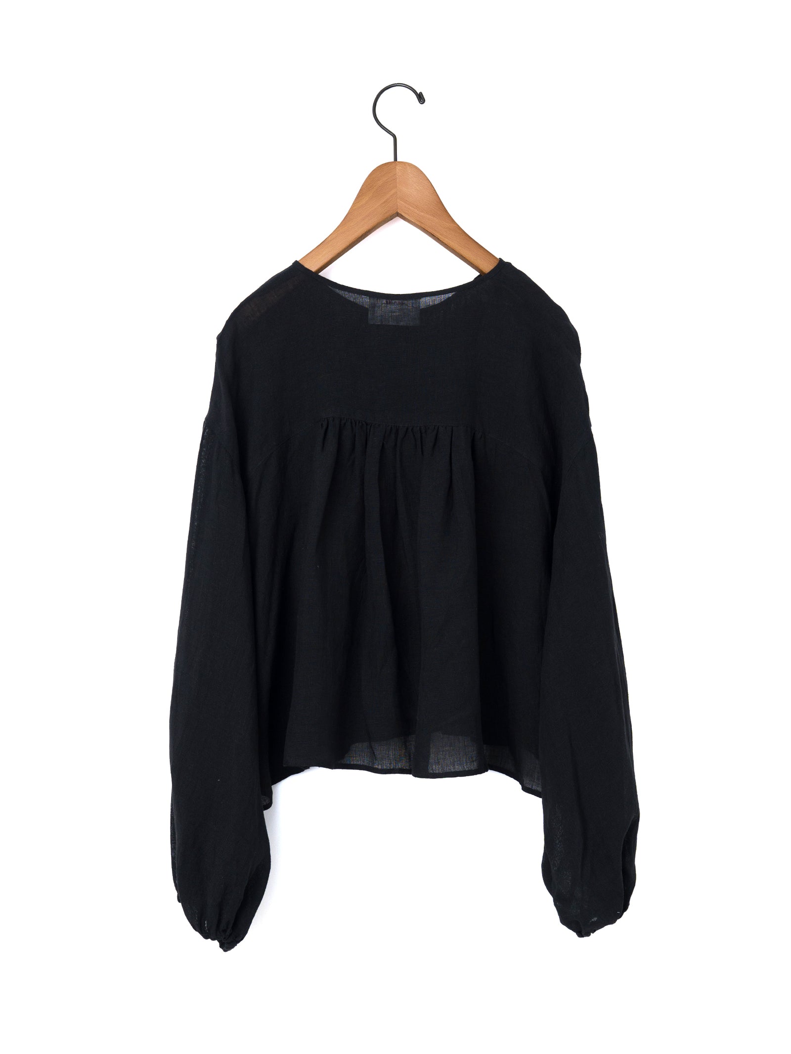 enrica | リネンボイルブラウス BLOUSE 155 – H+HELIOTROPE