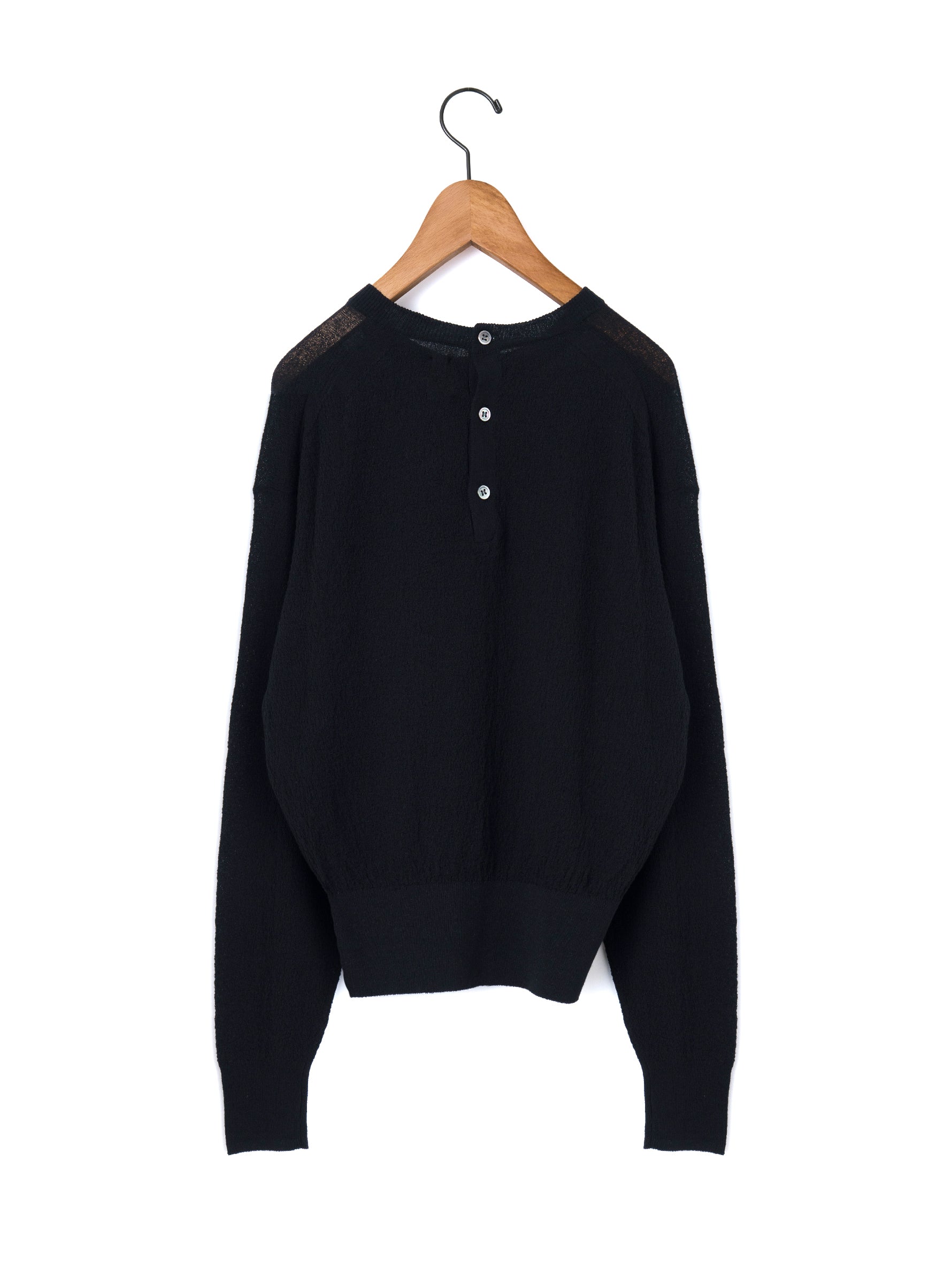 BATONER | AMUNDSEN BACK HENLEY NECK BN-26SL-027