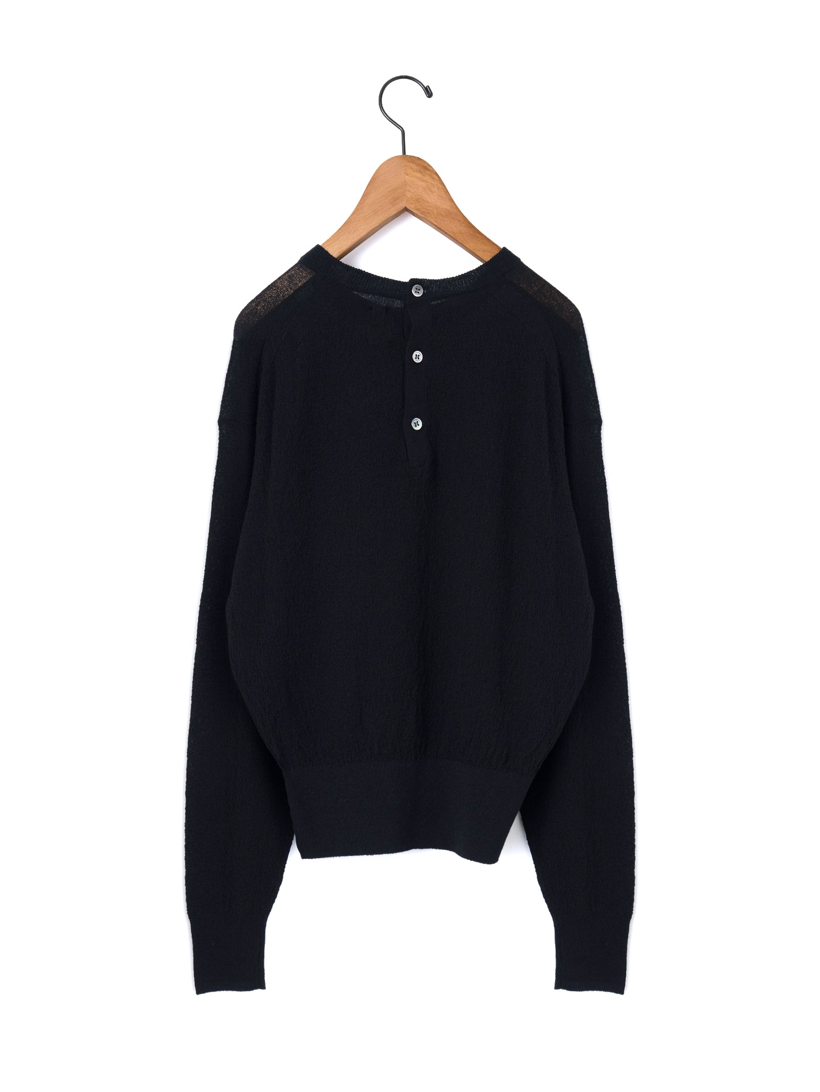BATONER | AMUNDSEN BACK HENLEY NECK BN-26SL-027 – H+HELIOTROPE