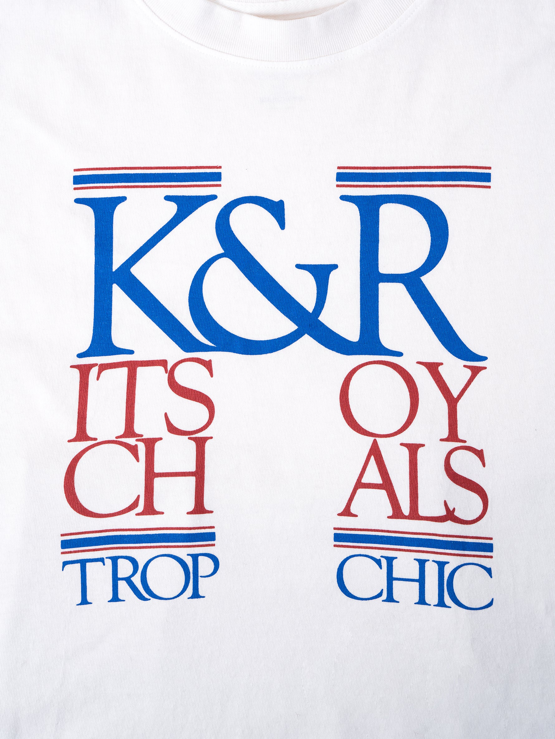 KURO | 17/-ROUND SHAPE DYED TEE "K&R-Kitsch&Royals" 964274