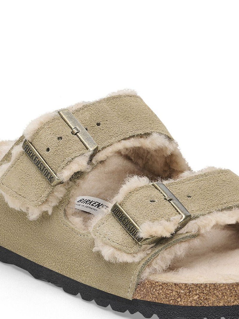 BIRKENSTOCK | アリゾナシアリングスエードファーサンダル Arizona Shearling LEVE Taupe LAF 1028293