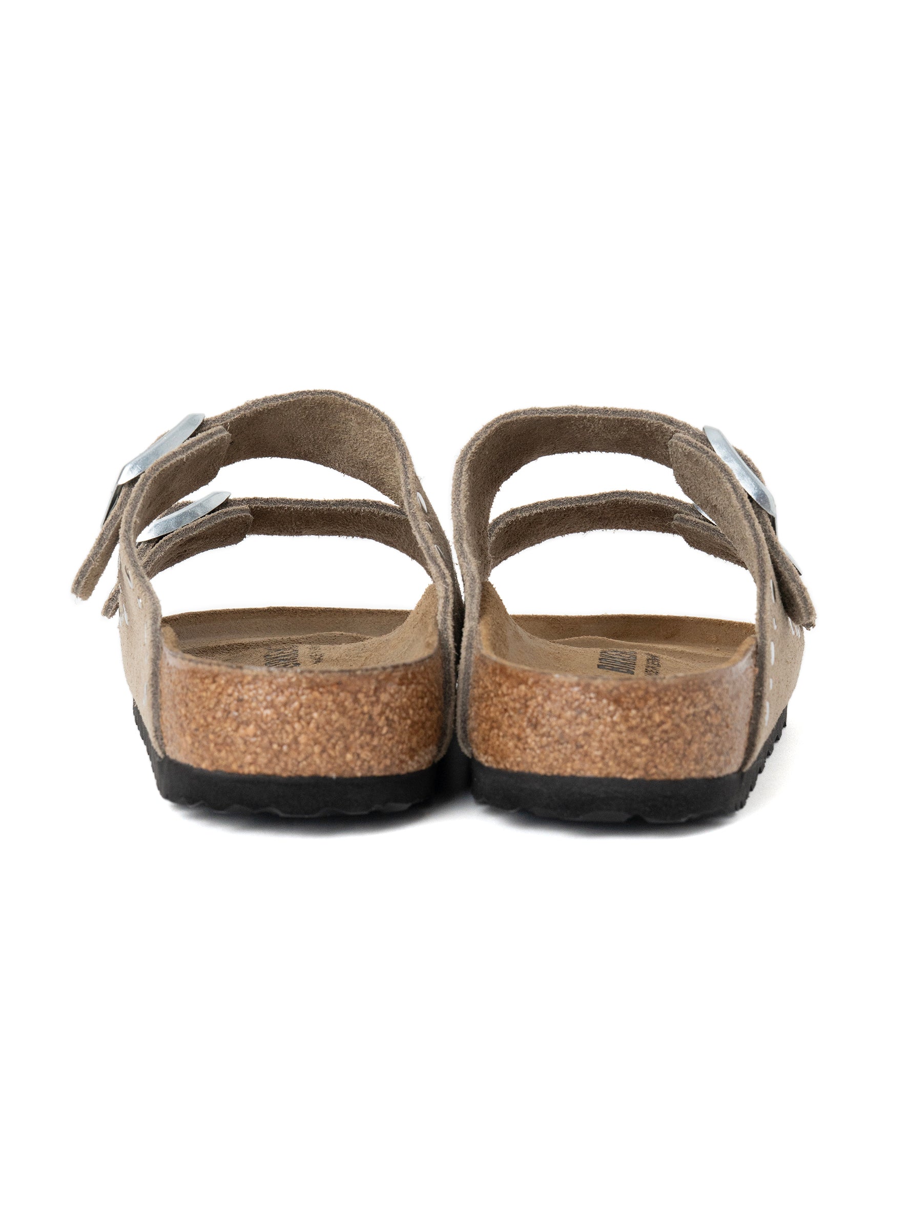 BIRKENSTOCK |  アリゾナリベットスエードレザーサンダル Arizona Rivet LEVE Taupe 1029361