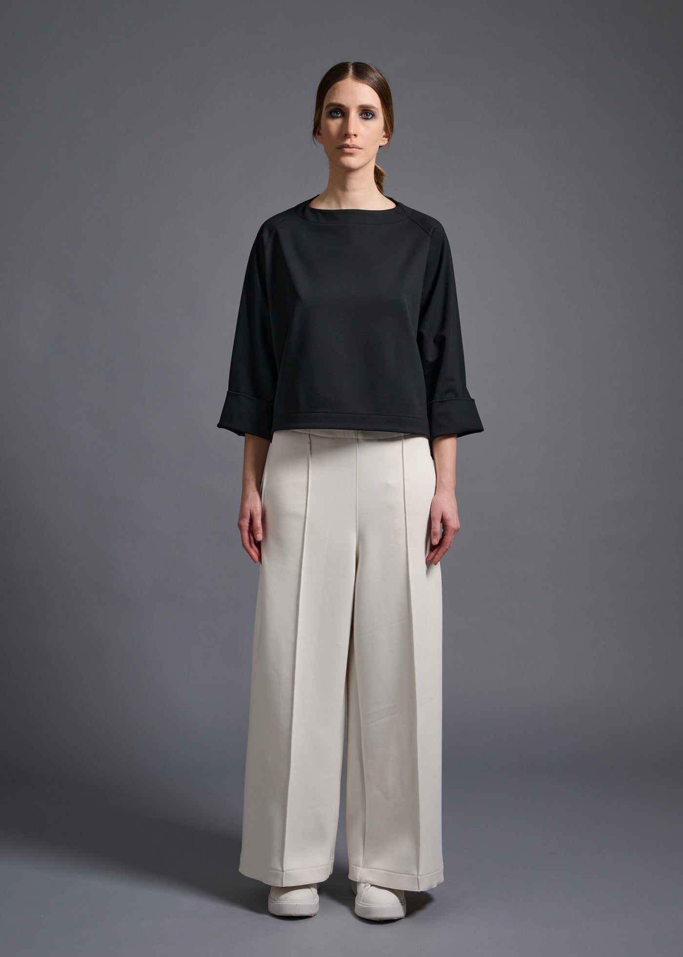 COGTHEBIGSMOKE、ワイドネックラグランスリーブショートトップ、 COGTHEBIGSMOKE、ワイドネックラグランスリーブショートトップ、13