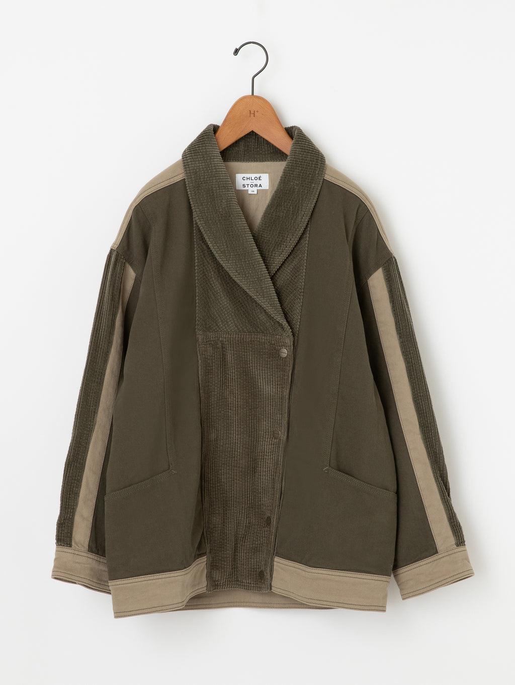 美品⭐︎Chloe クロエ　ジャケット　ノーカラージャケット　ウール　シルク Chloe - クロエ ノーカラージャケット ウール混 ブランド