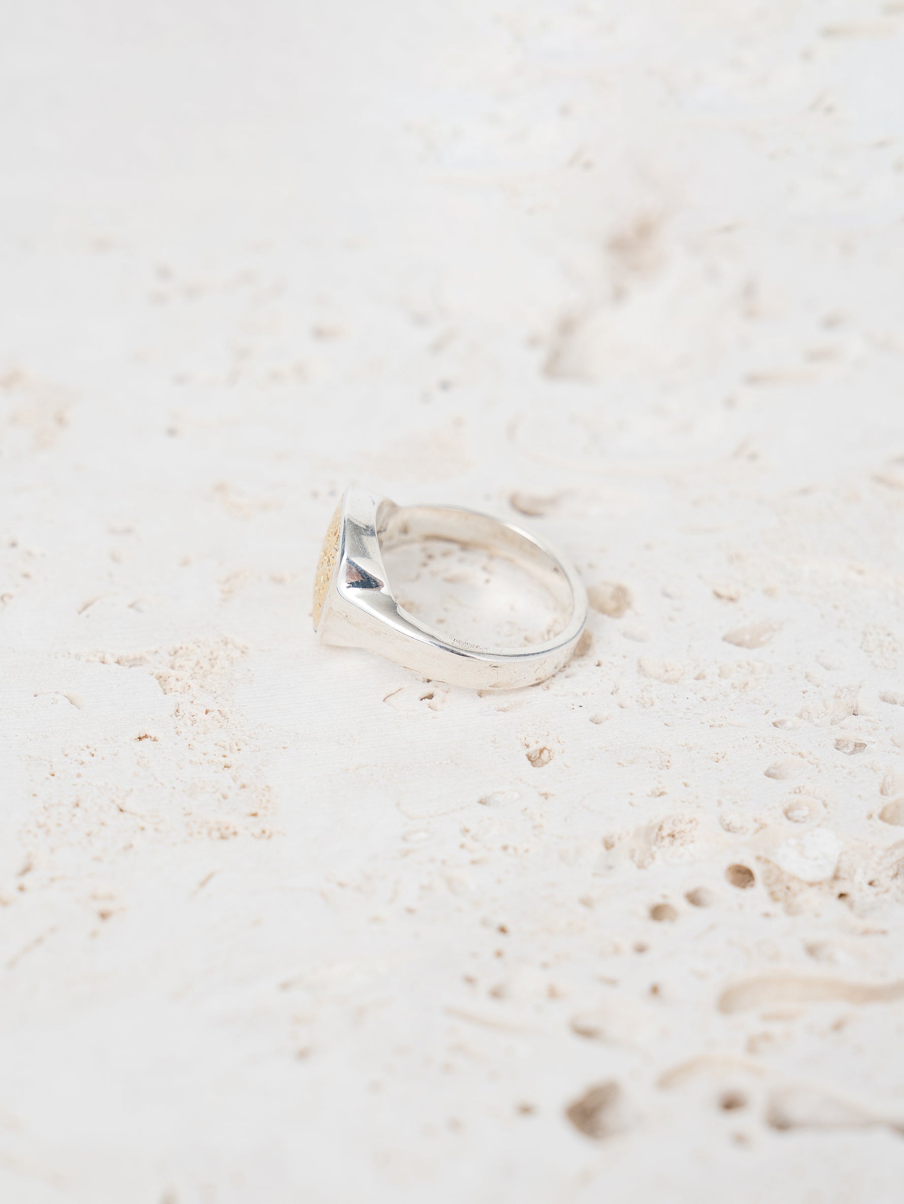 GEROCHRISTO | Ring in 18K Gold and sterling silver 925 20491