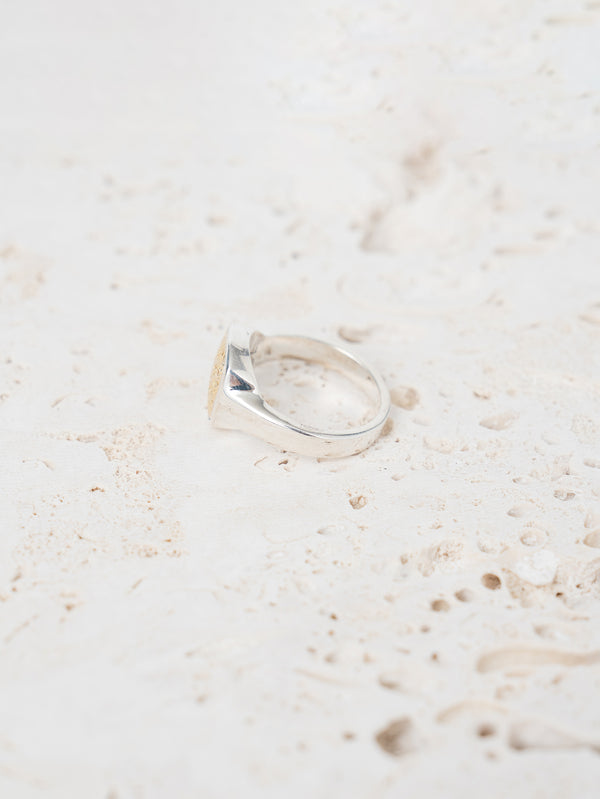 GEROCHRISTO | Ring in 18K Gold and sterling silver 925 20491