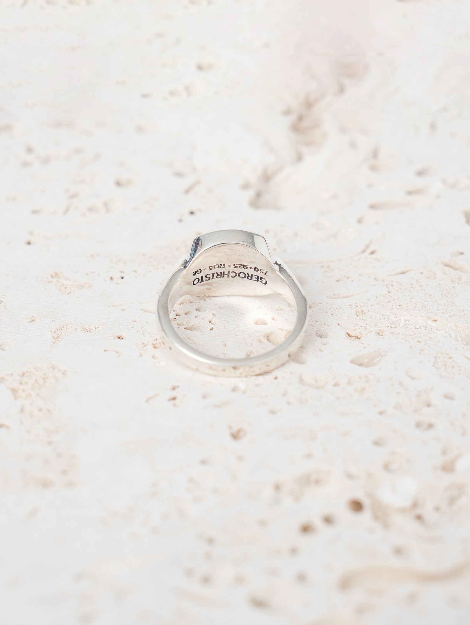 GEROCHRISTO | Ring in 18K Gold and sterling silver 925 20491 – H+ 