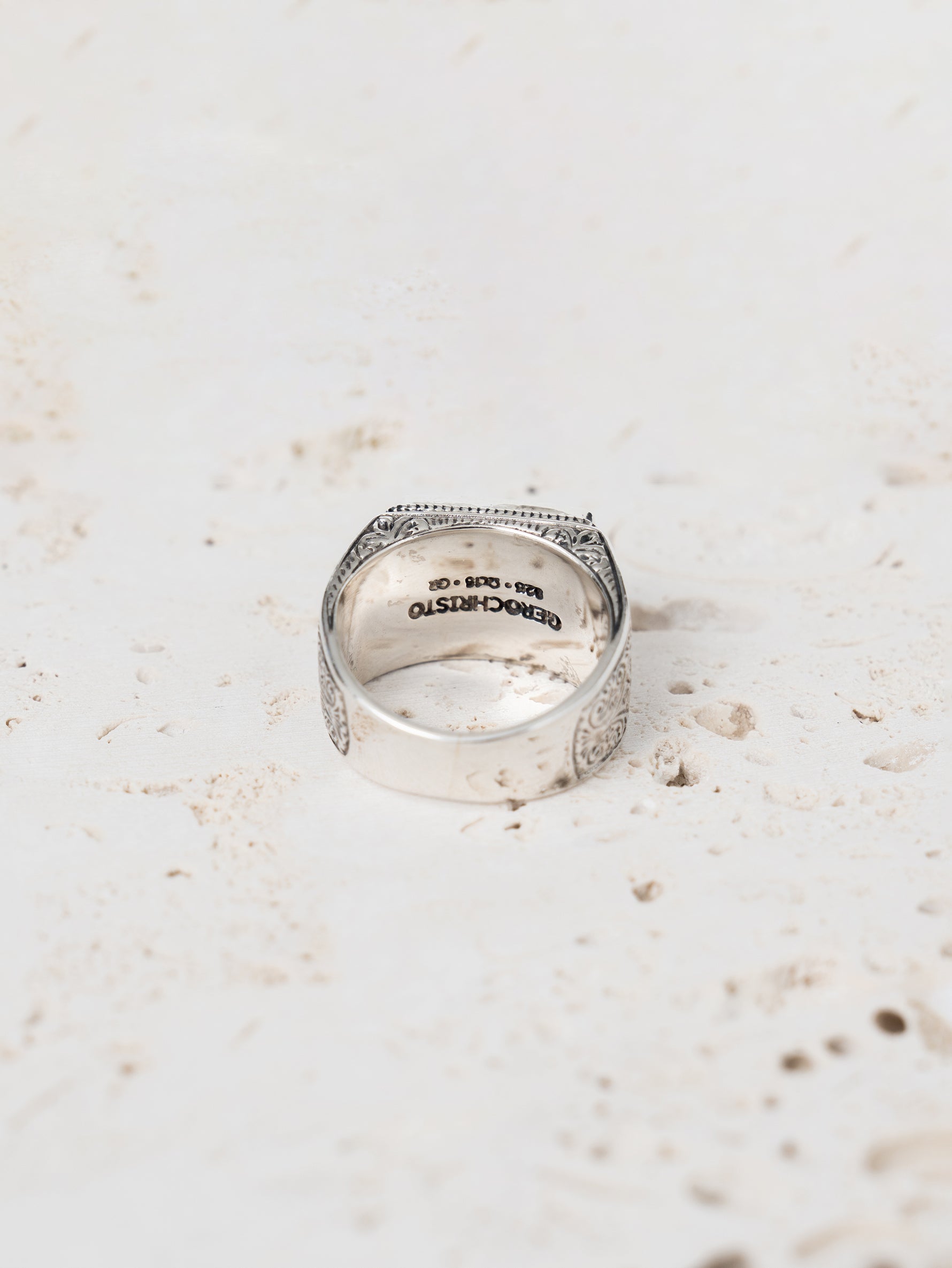 GEROCHRISTO | Ring in sterling silver Black onyx 20343