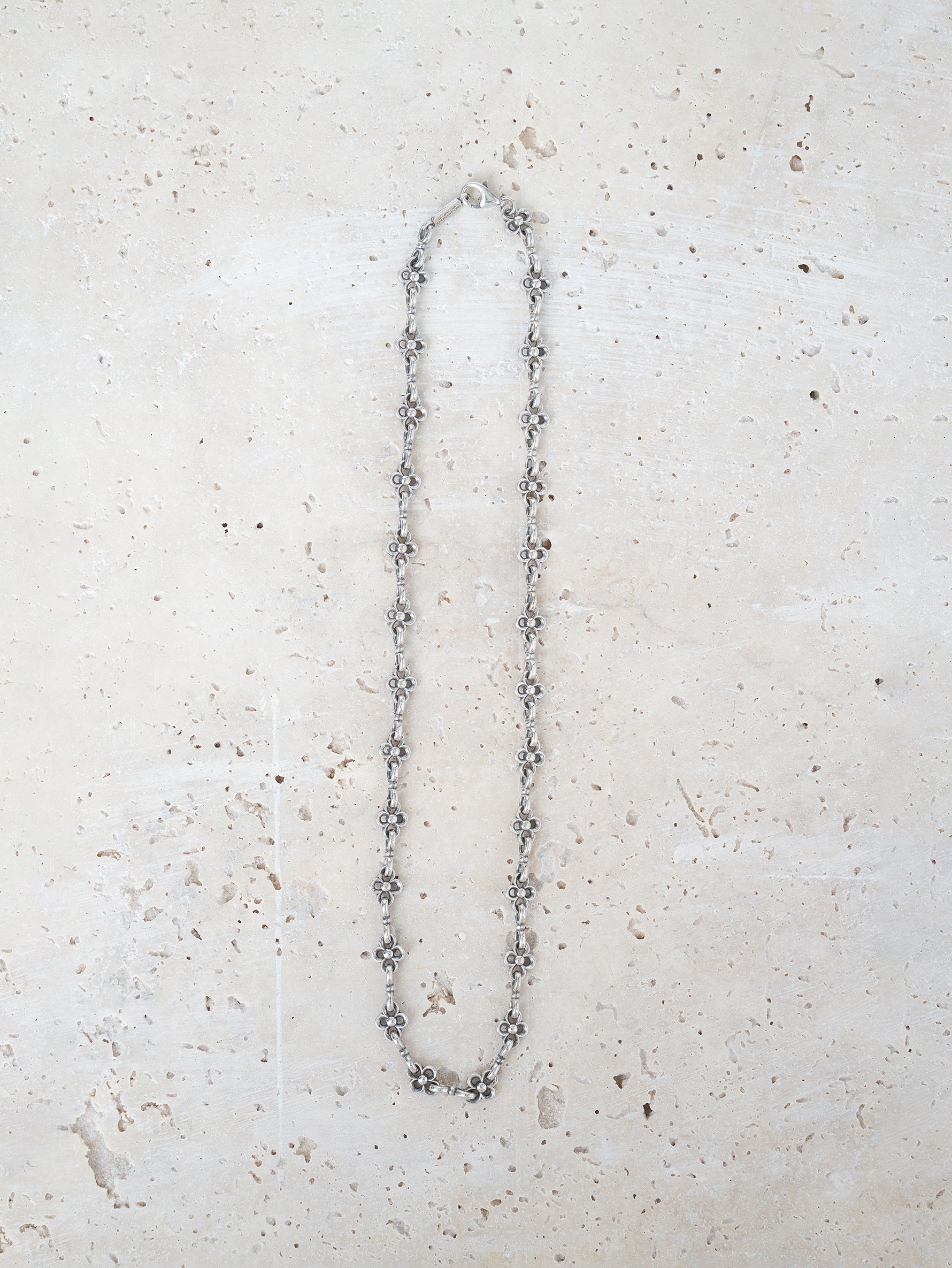 GEROCHRISTO | The Flower Chain handmade in Sterling Silver 925 / 45cm 4106