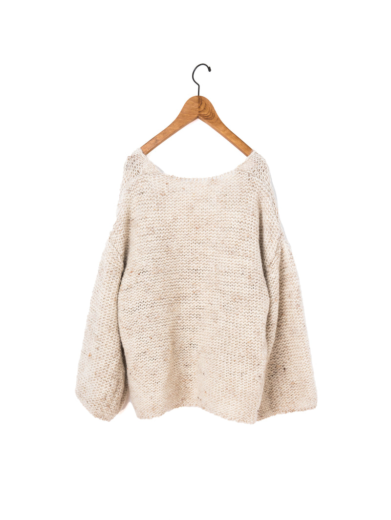 enrica | ROW WOOL Vネックプルオーバー