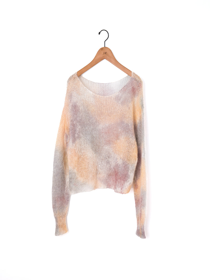 enrica | シルクモヘヤ手染めニット KNIT152-12