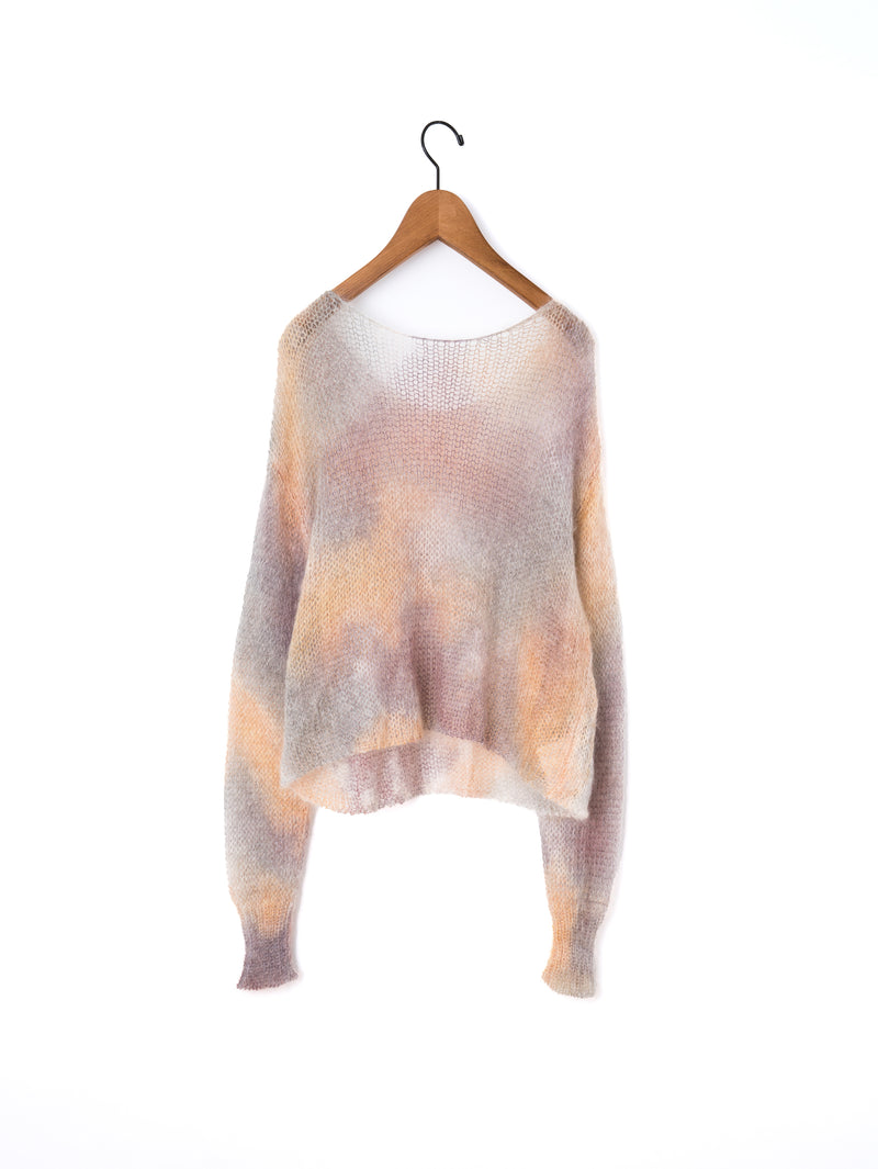 enrica | シルクモヘヤ手染めニット KNIT152-12