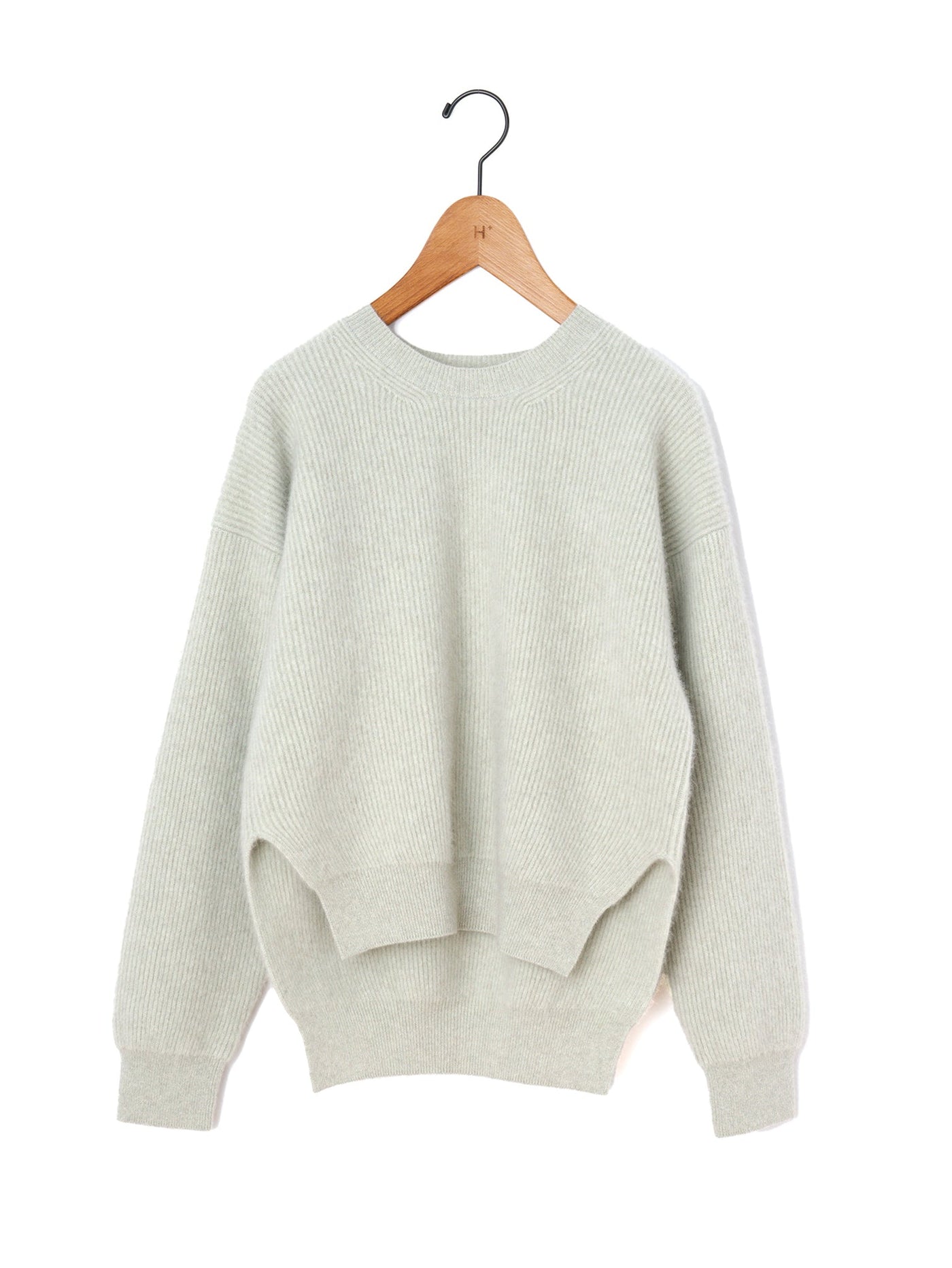 BATONER | カシミヤフォックスクルーネック – H+HELIOTROPE