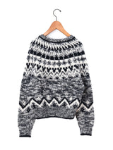 BATONER | モヘア ノルディック クルーネック BN-25FL-049