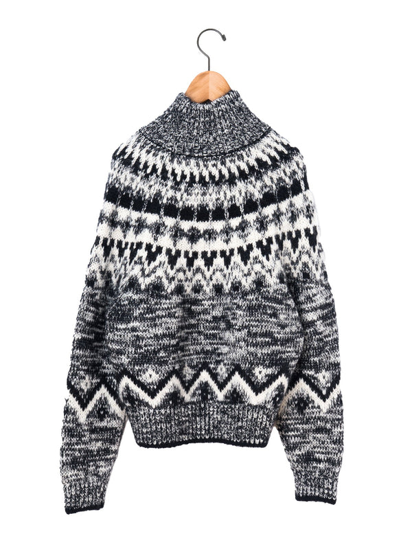 BATONER | モヘア ノルディック タートルネック BN-25FL-050