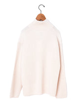 BATONER | ソリッドウールリブハーフジップ