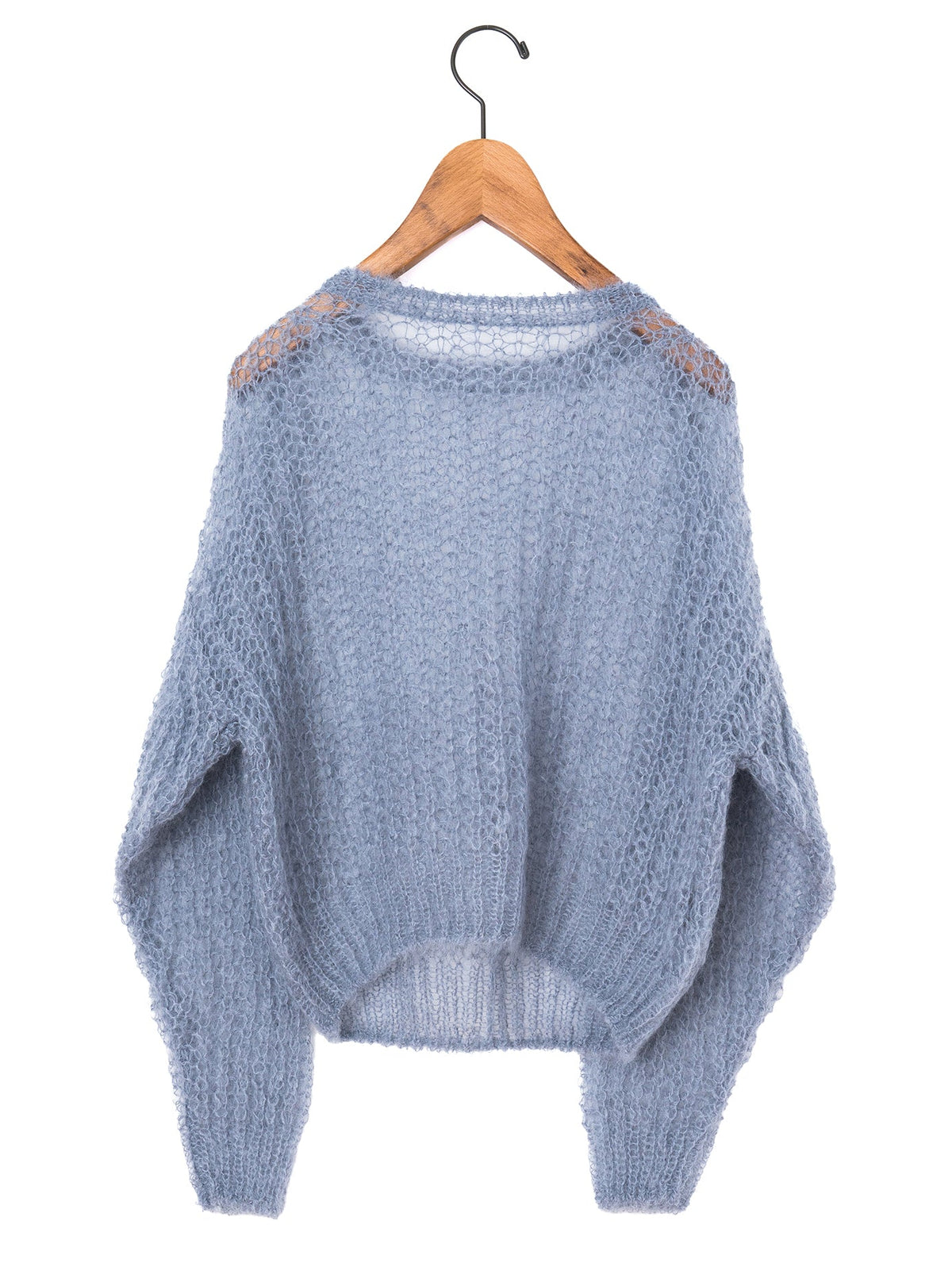 BATONER |フラッフィーモヘア ボートネック – H+HELIOTROPE