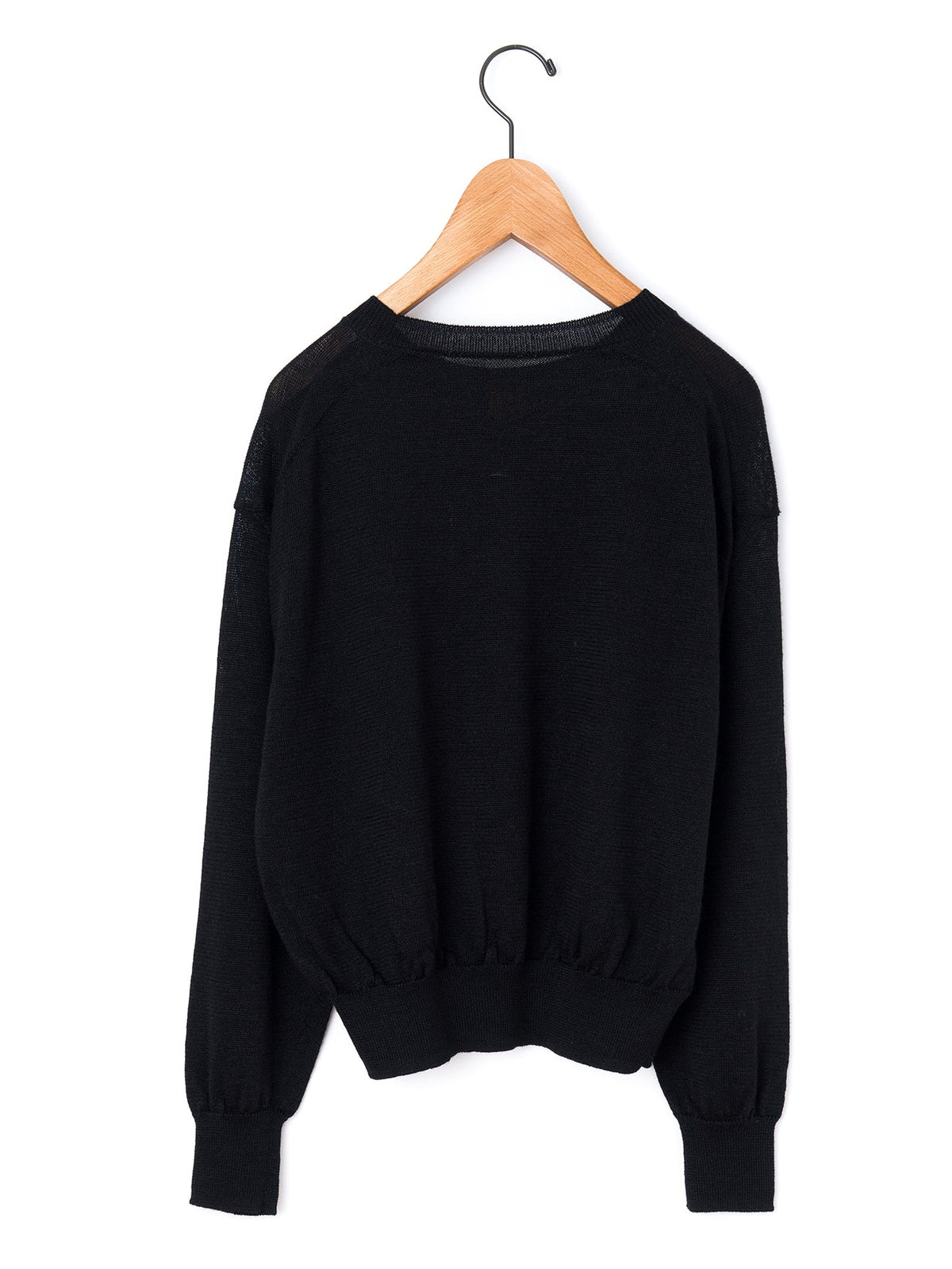 BATONER | ラミーウール クルーネックニット – H+HELIOTROPE