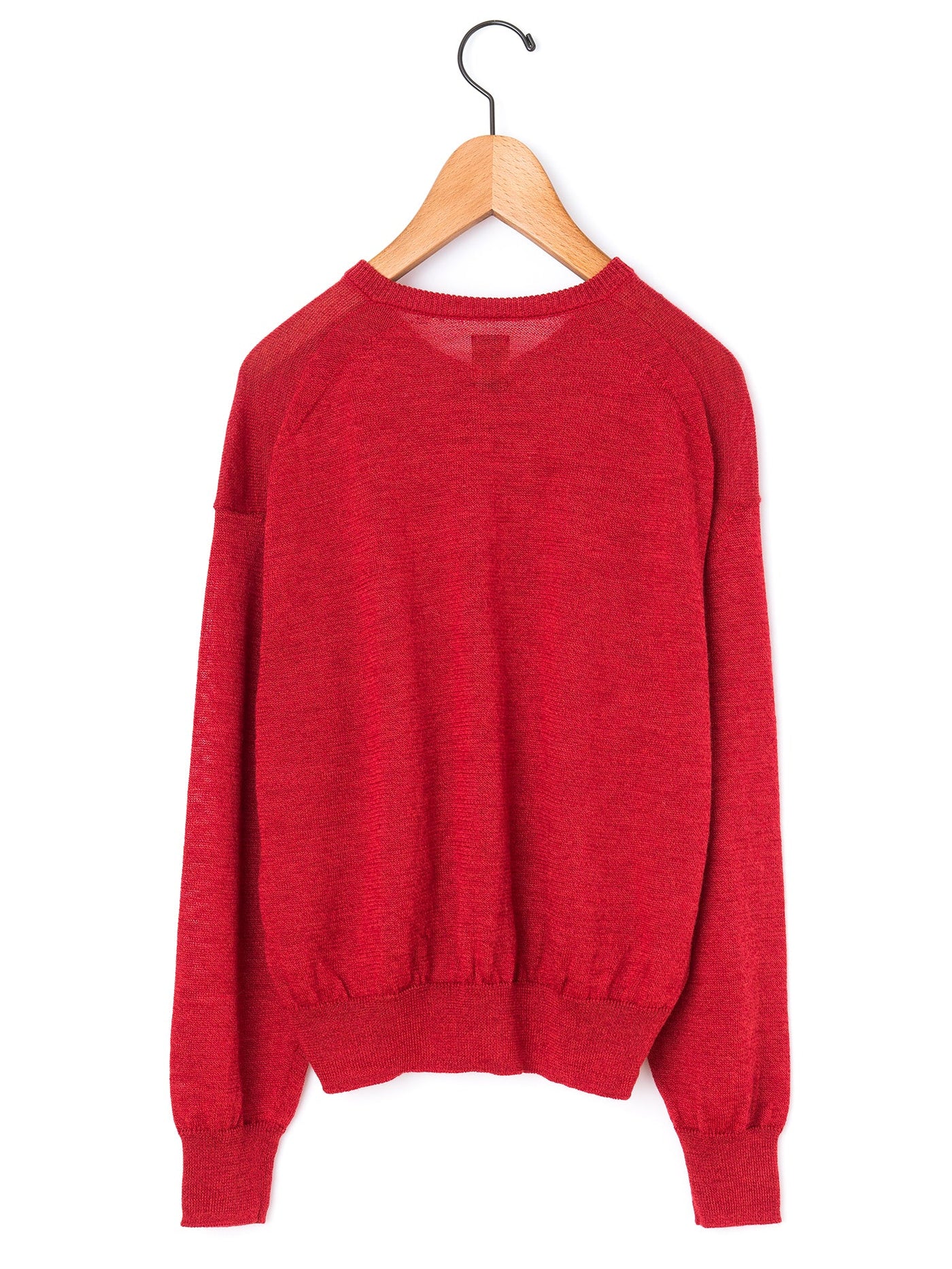 BATONER | ラミーウール クルーネックカーディガン – H+HELIOTROPE