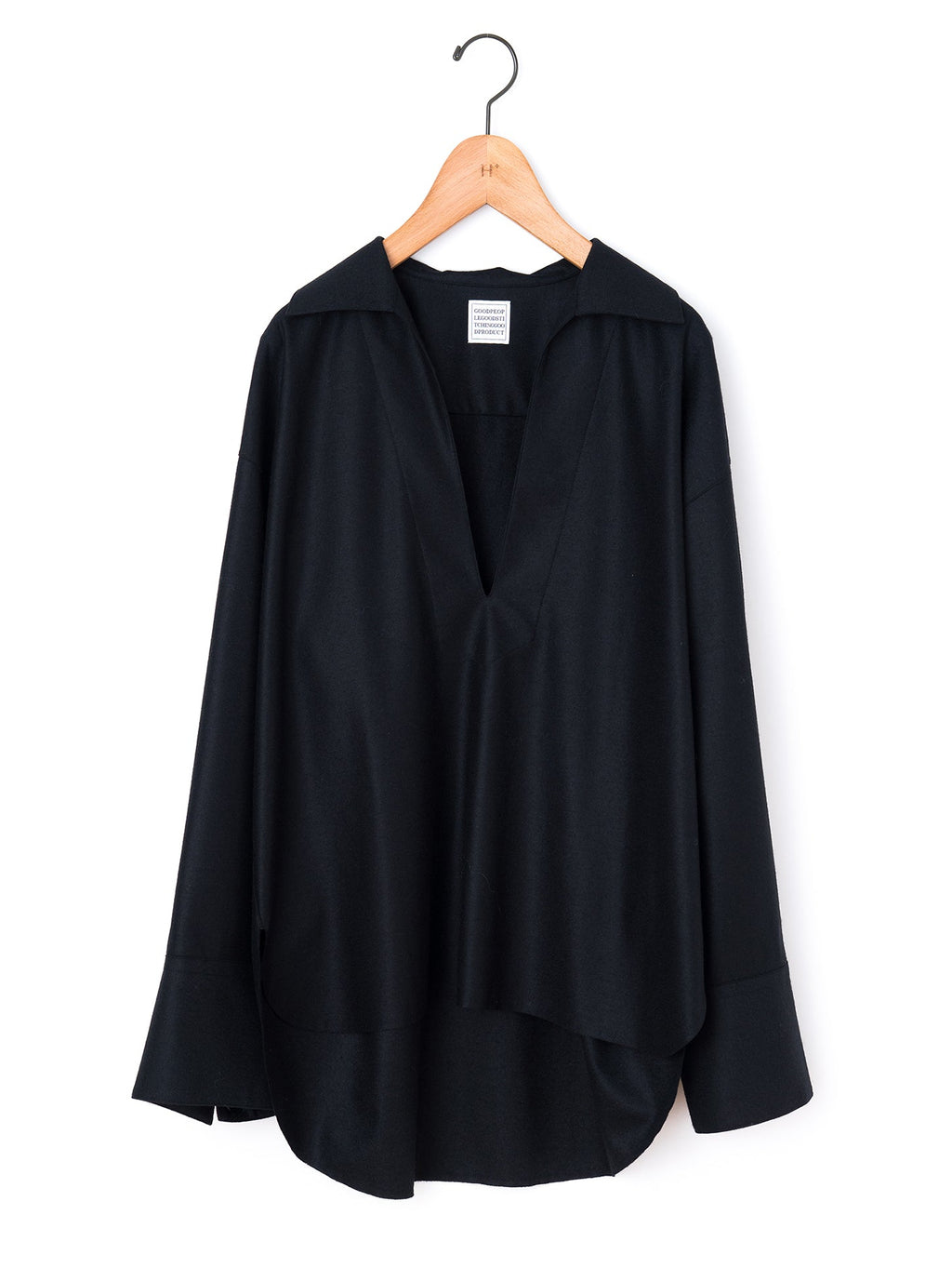 【 かーページ 】 GGG | Long Sleeve Skipper Shirt 02-01-1758 – H+HELIOTROPE