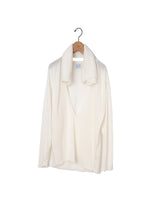 GGG | Deep V Neck Long Sleeve Pull Over with Stole 02-01-1757