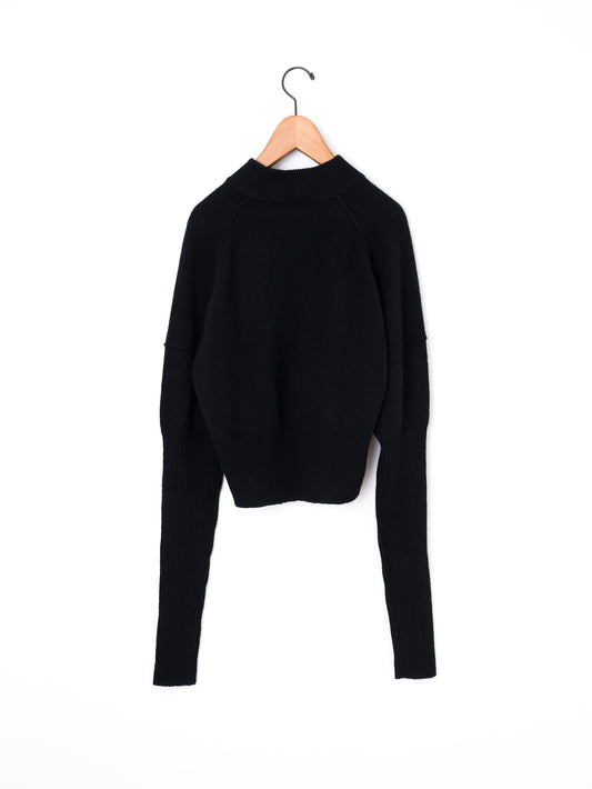 SEEALL | RIB SLEEVE SWEATER
