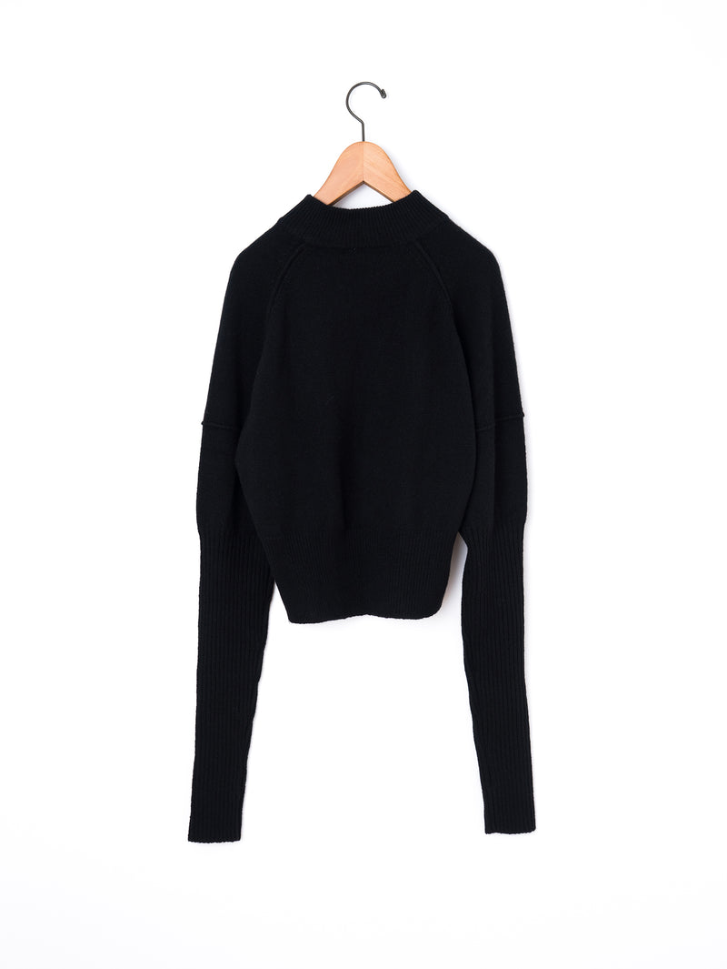 SEEALL | RIB SLEEVE SWEATER
