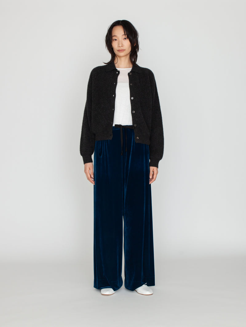 BATONER | カシミヤフォックス ポロカーディガン