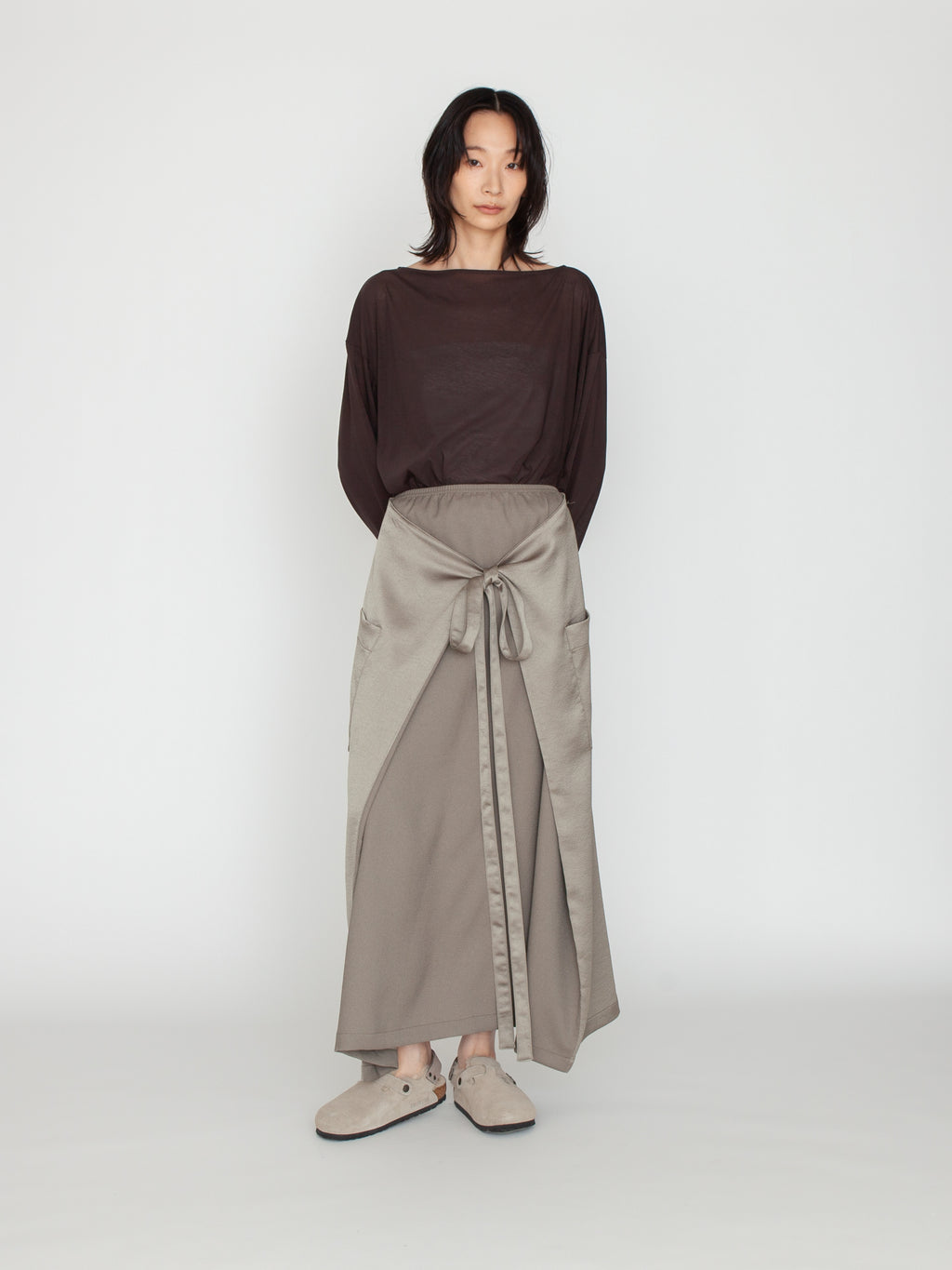 Megu スモック COGTHEBIGSMOKE｜ウール ブレンド フリース スタンドカラー