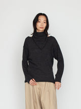 GGG | Roll Neck Long Sleeve Pull Over with Stole 02-01-1756