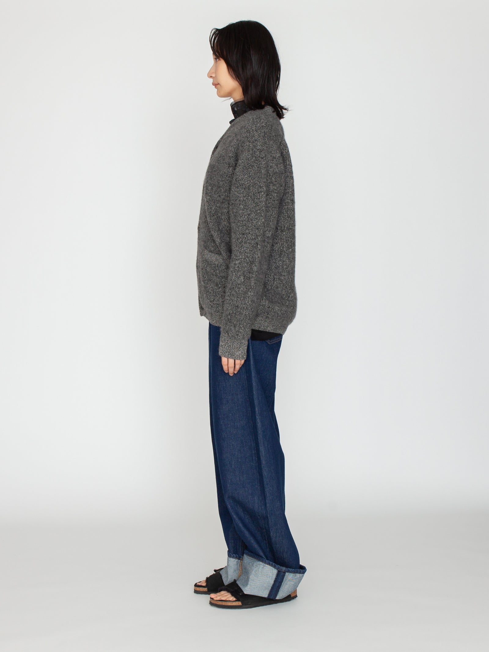 BATONER | カシミヤフォックスVカーディガン – H+HELIOTROPE