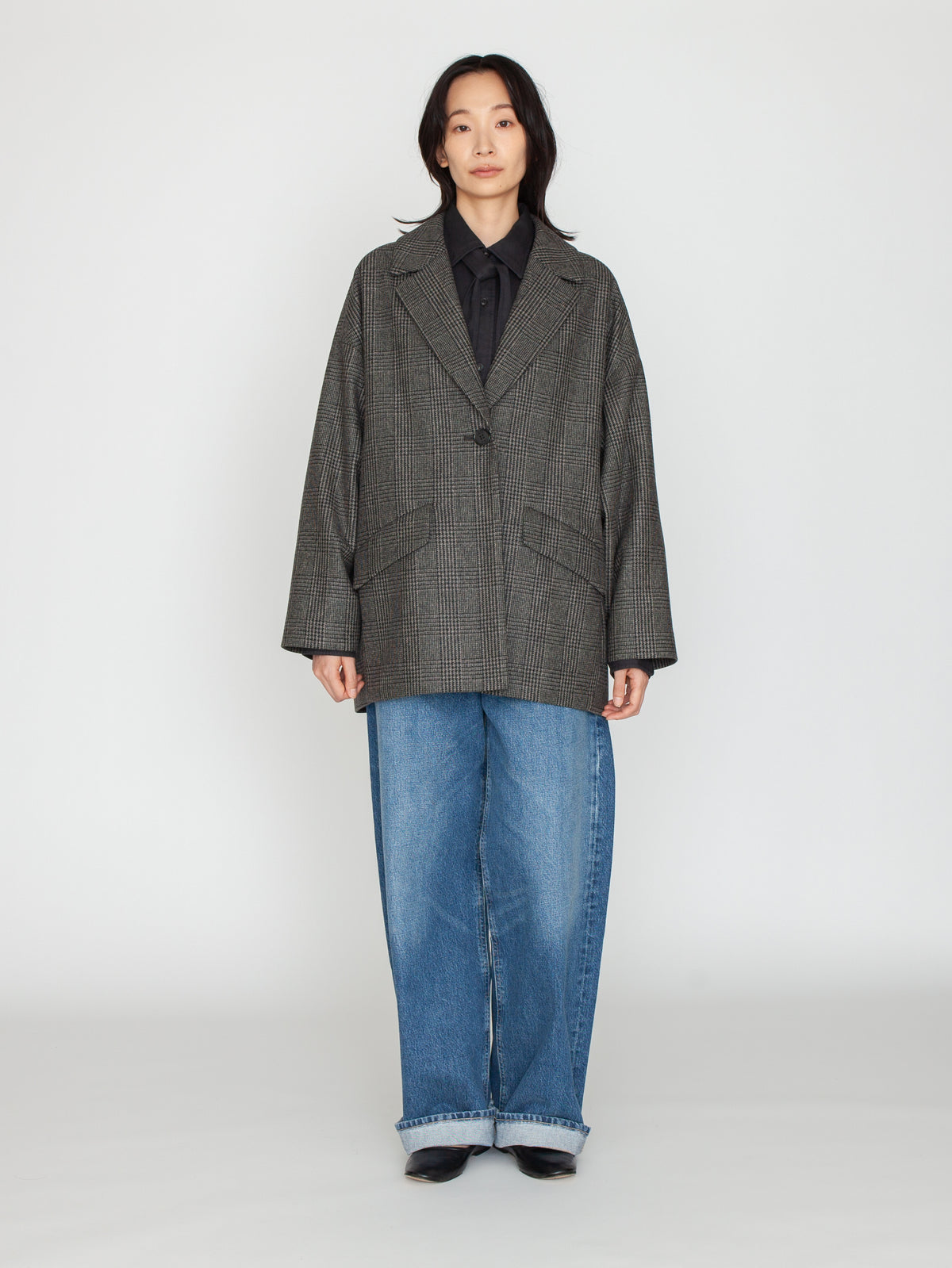 TICCA | チェックジャケコート TBEA-521 grey check（別注商品）