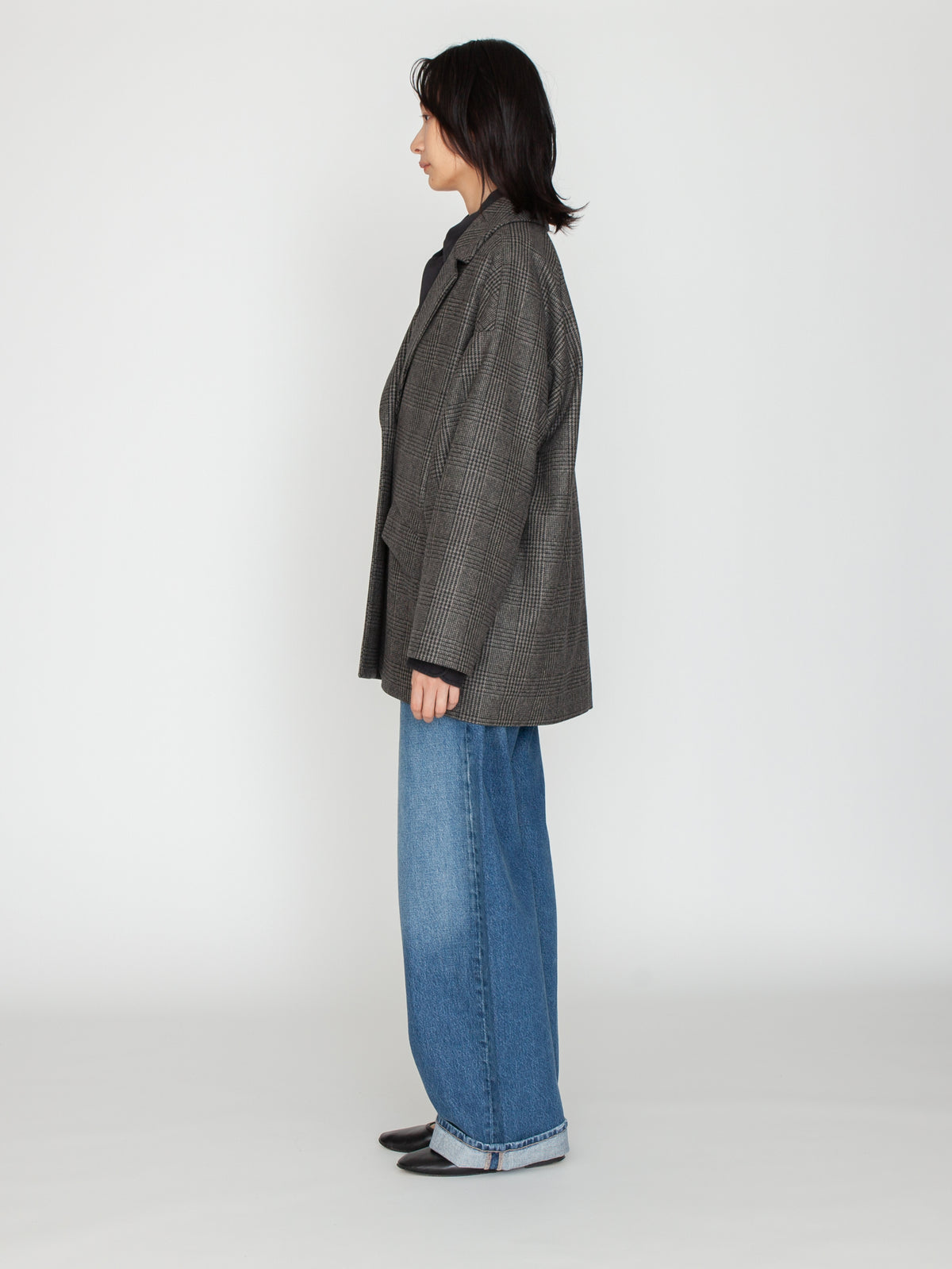 TICCA | チェックジャケコート TBEA-521 grey check（別注商品）