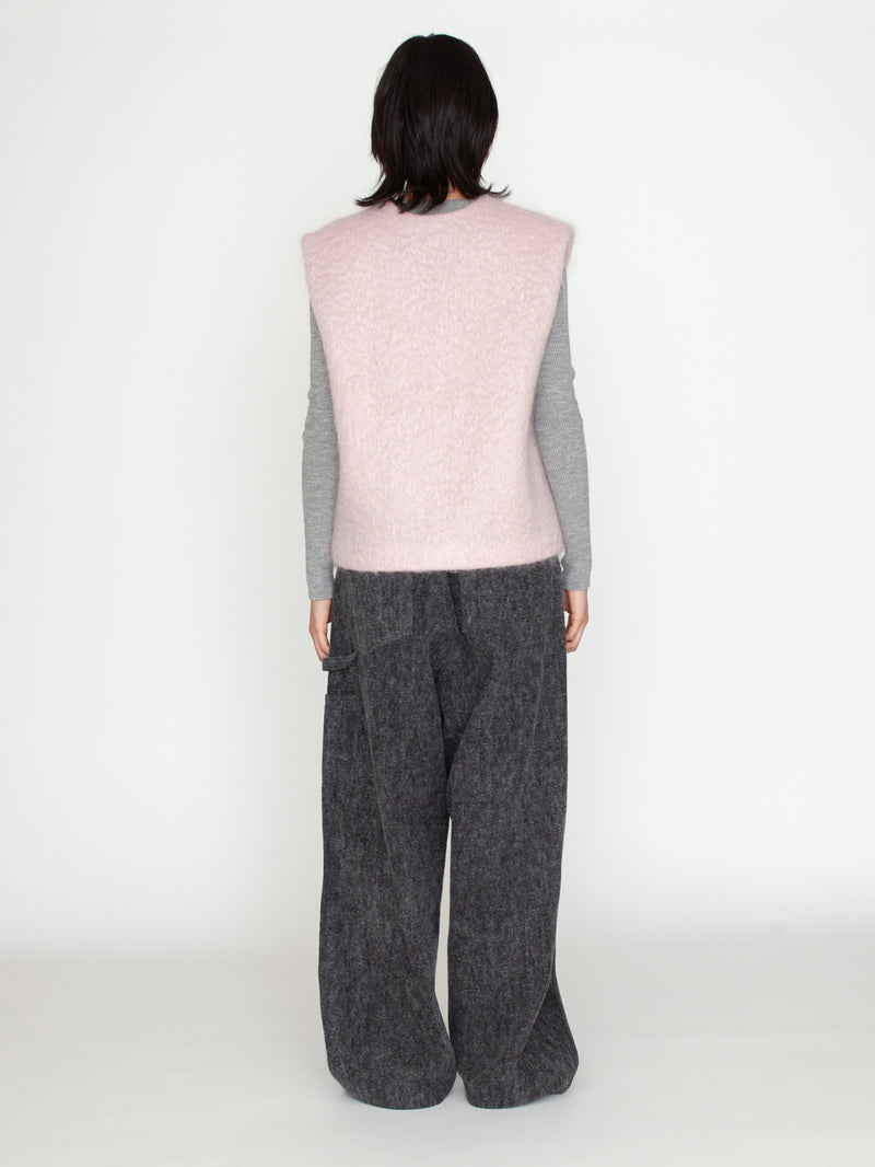 BOWTE | UKファブリック モヘア 2WAYフロントベスト