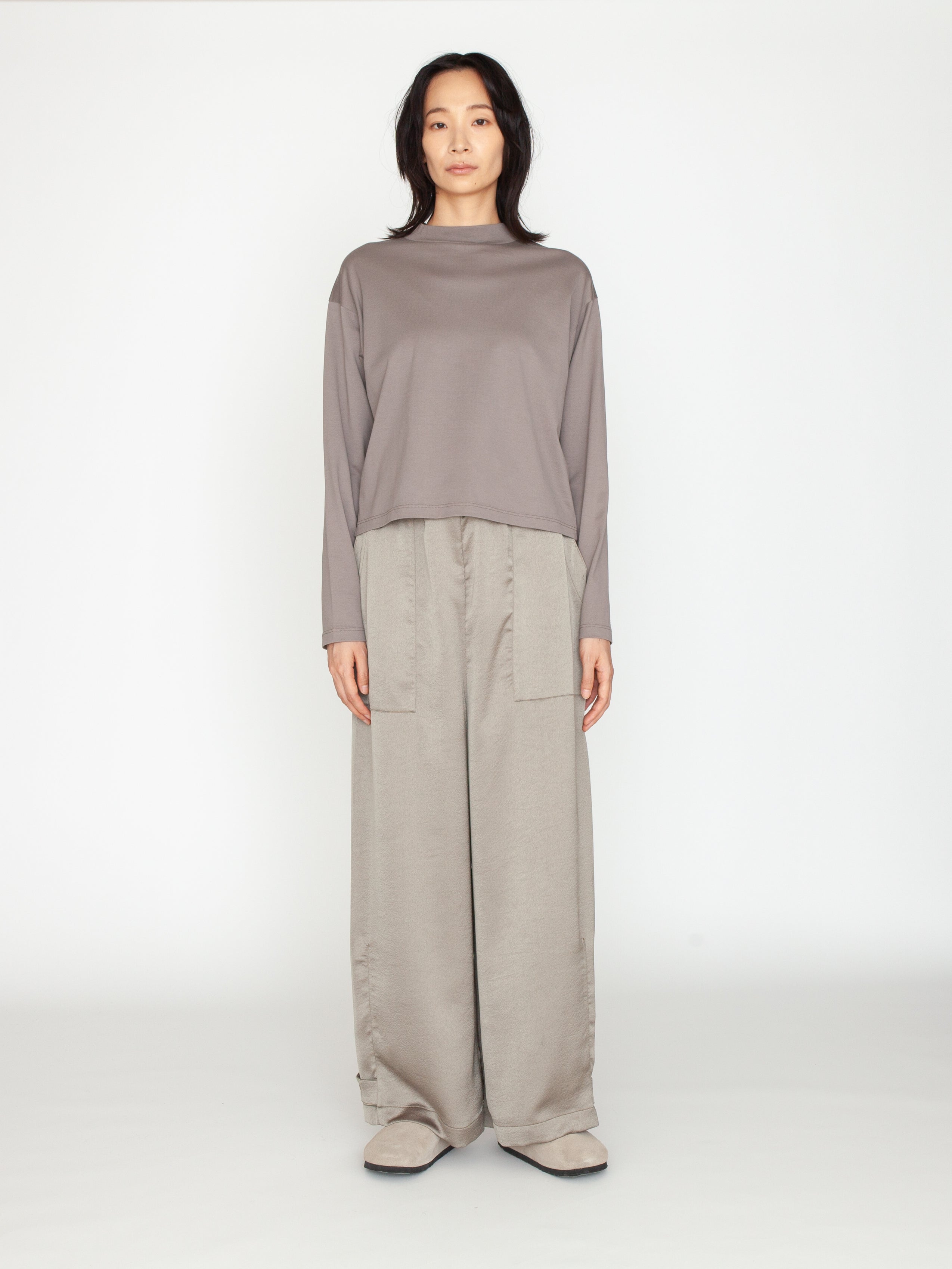 handvaerk | HIGH NECK T-SHIRT #6128