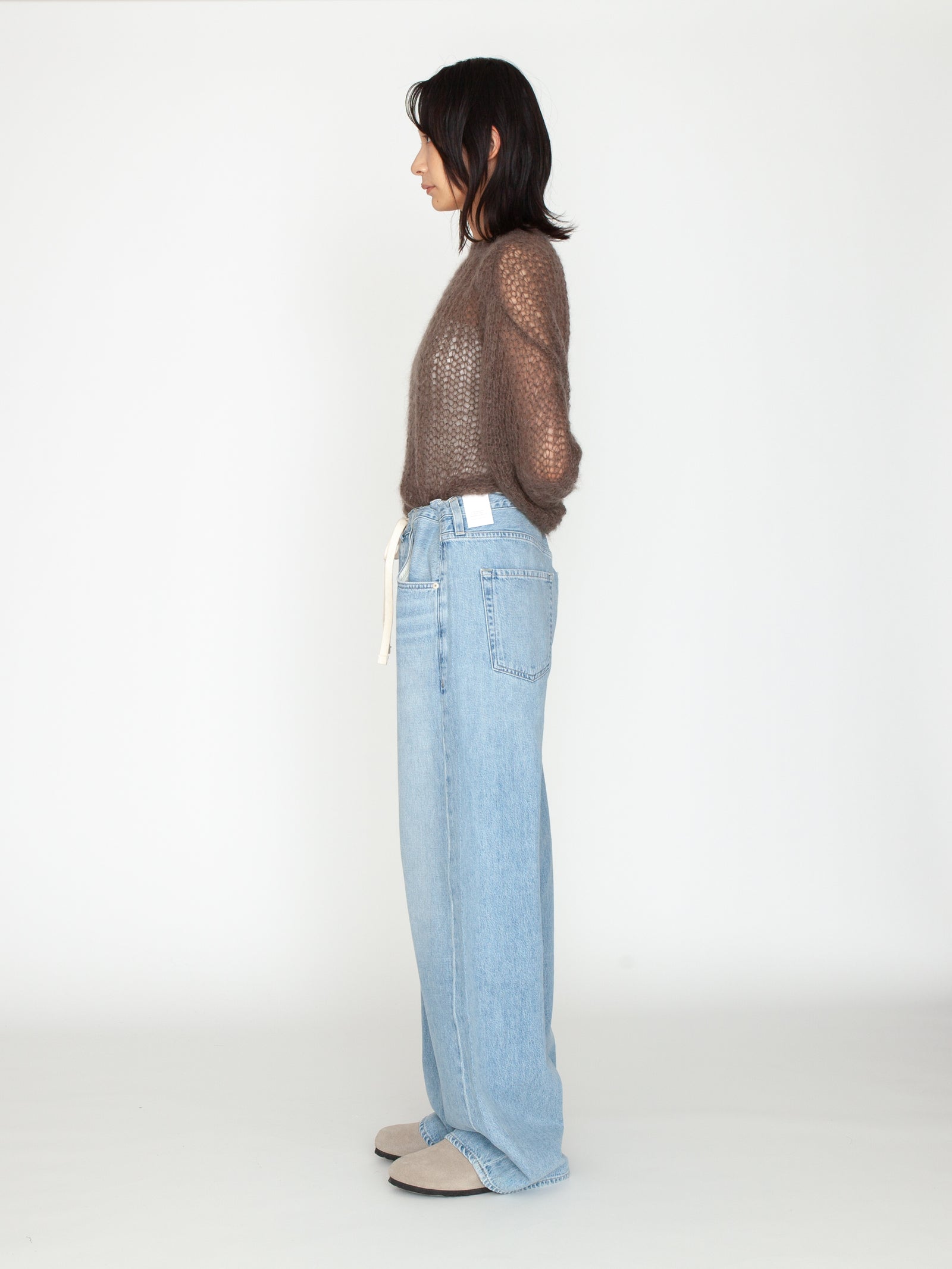 【CITIZENS OF HUMANITY】BRYNN TROUSER CITIZENS of HUMANITY | BRYNN TROUSER IN BLUE LACE (ORGANIC COTTON