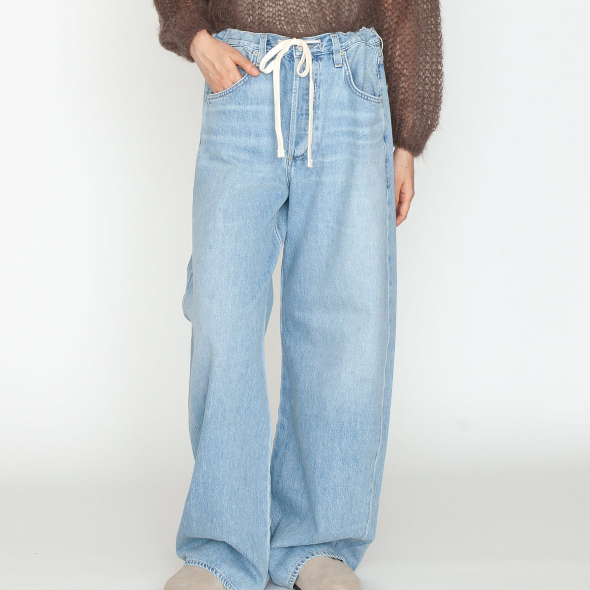 CITIZENS of HUMANITY | BRYNN TROUSER IN BLUE LACE (ORGANIC COTTON)2069