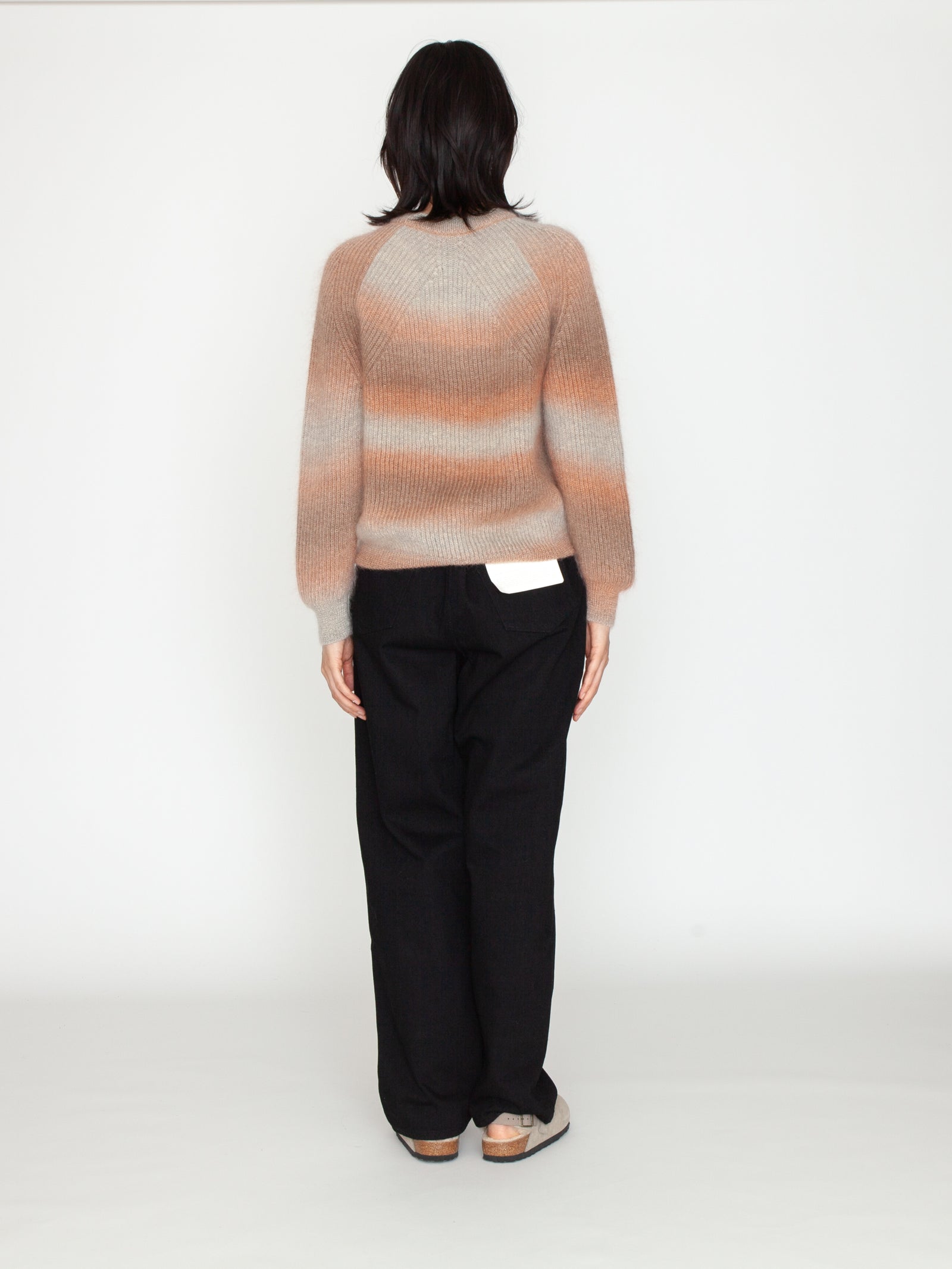 BATONER | モヘア カスリ ダイ シグネチャー ネック BN-25FL-055 – H+