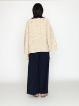 enrica | ROW WOOL Vネックプルオーバー