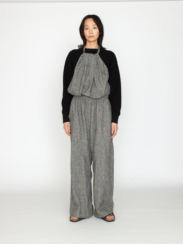 enrica | グレンチェックチェックサロペットパンツ