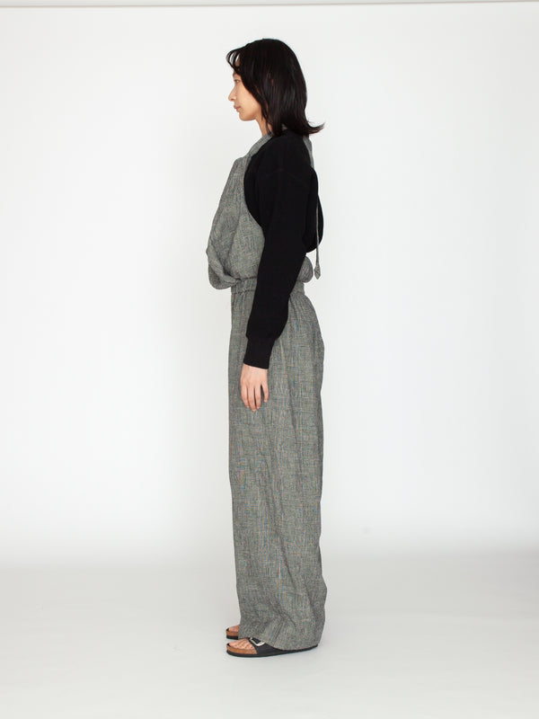 enrica | グレンチェックチェックサロペットパンツ