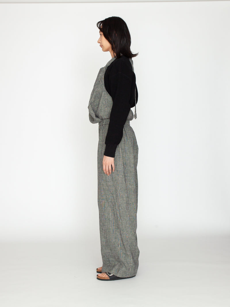 enrica | グレンチェックチェックサロペットパンツ