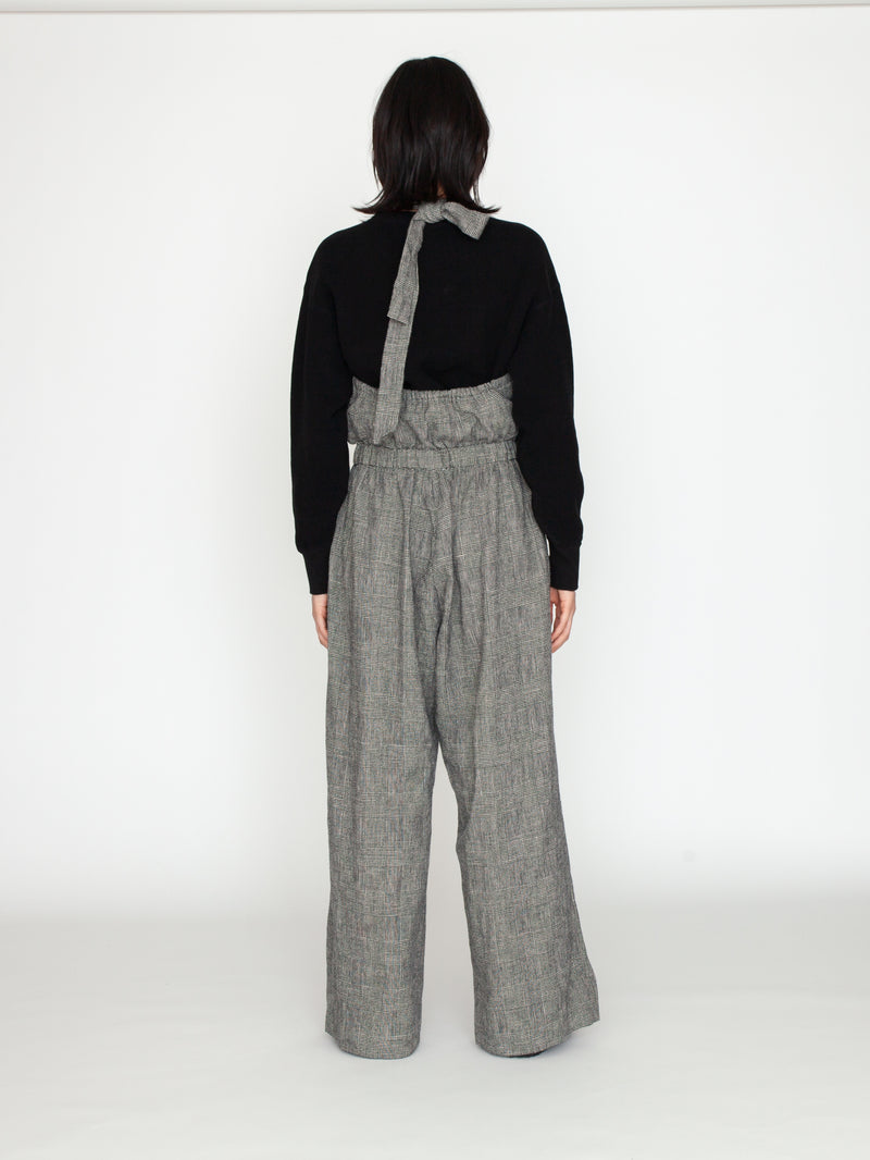 enrica | グレンチェックチェックサロペットパンツ