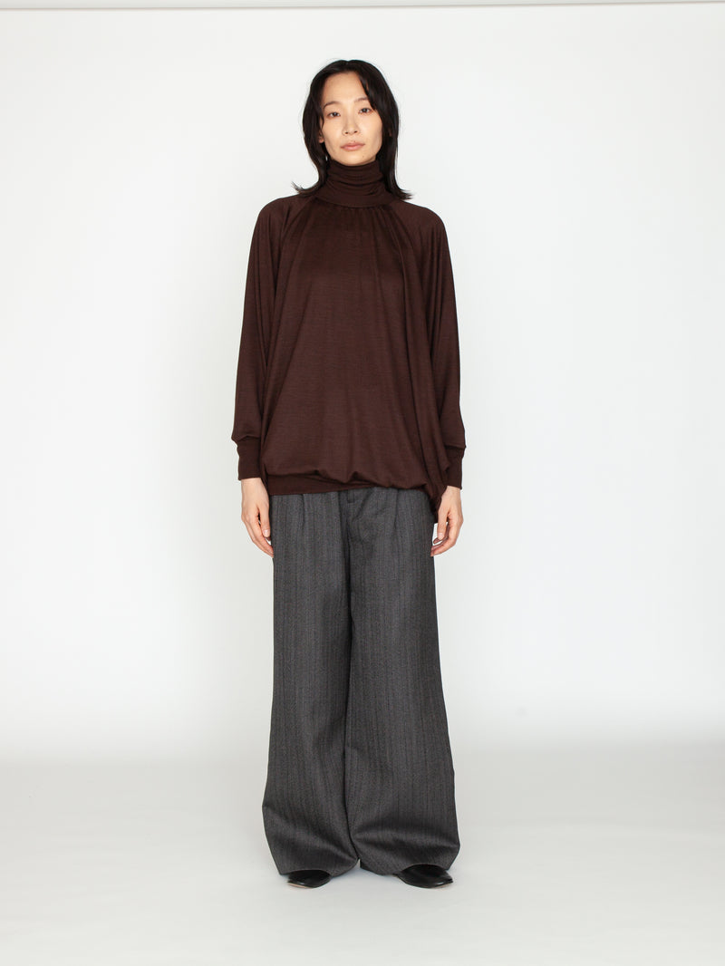 COGTHEBIGSMOKE | MATILDA POLLO NECK ABANICOS TOP 13101-110-1327-1