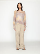 enrica | シルクモヘヤ手染めニット KNIT152-12