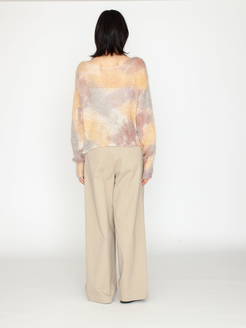 enrica | シルクモヘヤ手染めニット KNIT152-12